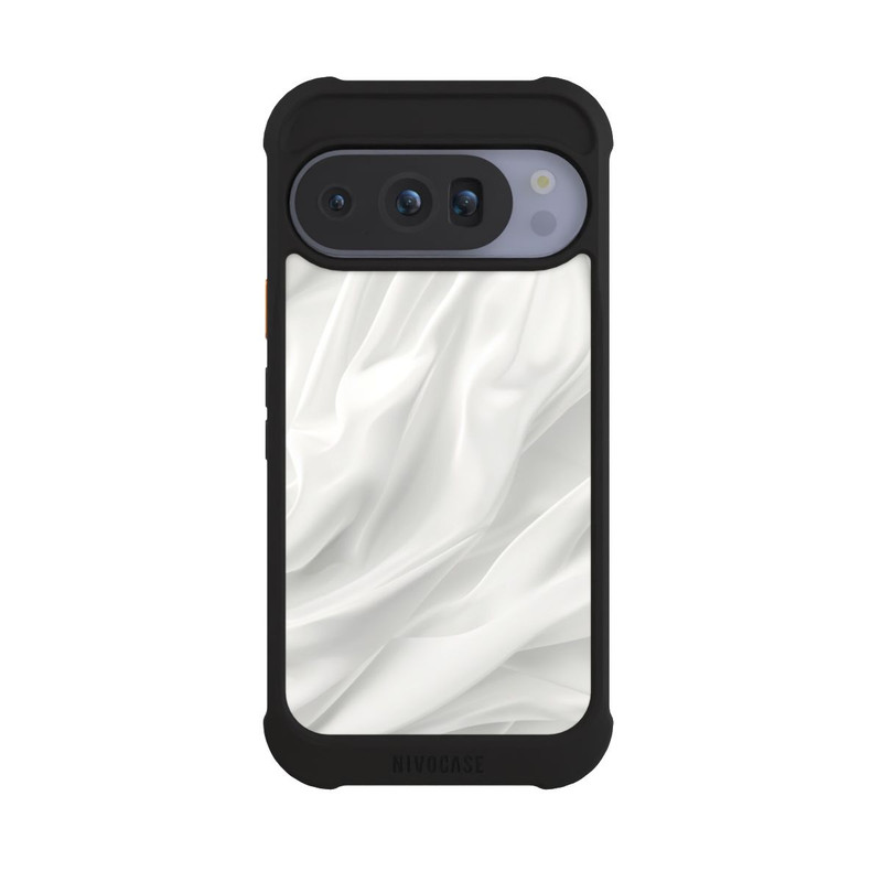 Pixel 10 Pro NIVOmax Texture Lisse Satinée Blanche avec IA
