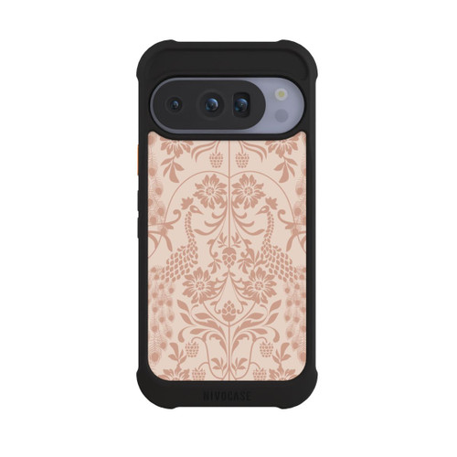 Google Pixel 10 Pro NIVOmax Vintage Peacock Garden Arts and Crafts Floral