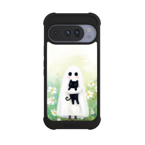 Google Pixel 10 Pro NIVOmax Geist und Katze Halloween mit KI