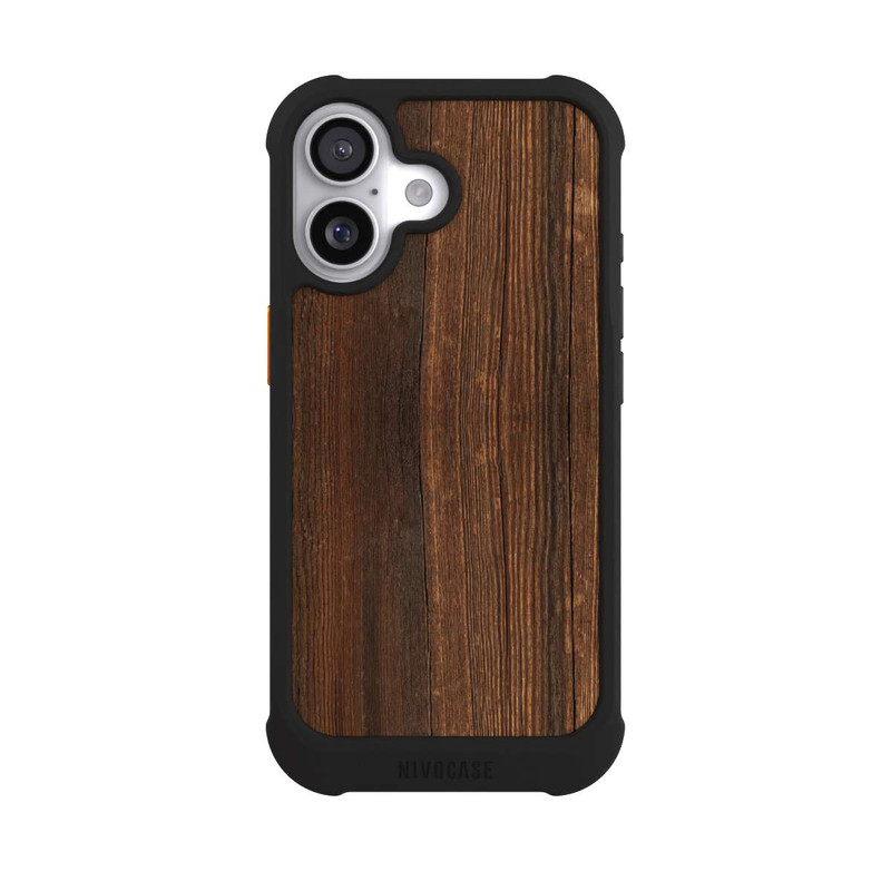 iPhone 17 NIVOmax Walnut Wood Look