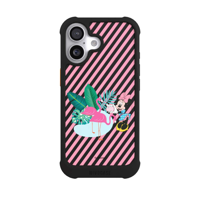 iPhone 17 NIVOmax Minnie Flamant Rose sans Fond