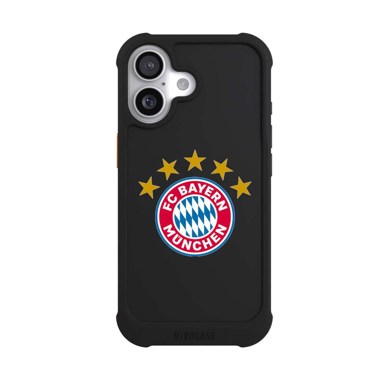 iPhone 17 NIVOmax FCB Logo mit Sterne - ohne Hintergrund