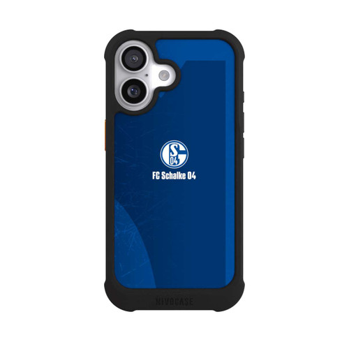  NIVOmax Schalke 04 Blauer Hintergrund Mit Logo