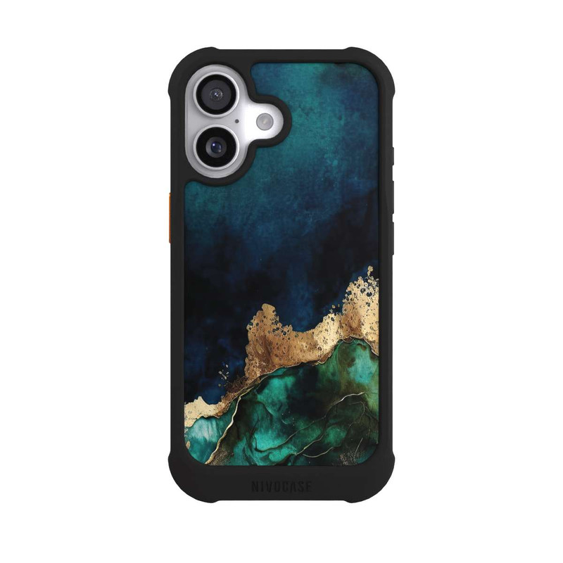 iPhone 17 NIVOmax Petrol Blue Gold