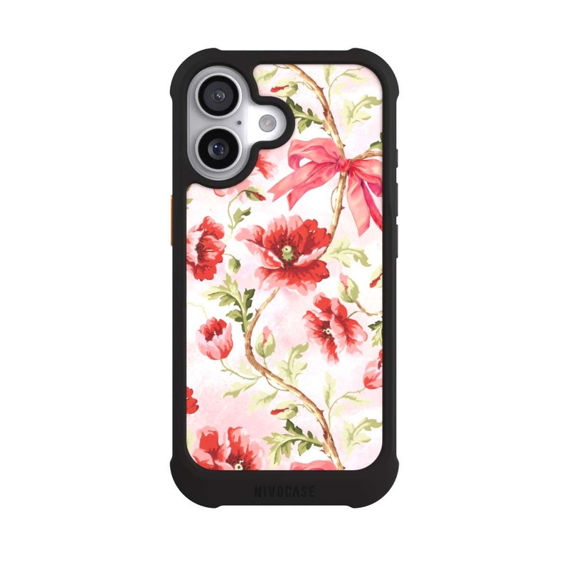 iPhone 17 NIVOmax Poppies Pattern Pink