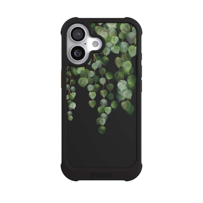 iPhone 17 NIVOmax Eucalyptus Hanging Watercolor Transparent