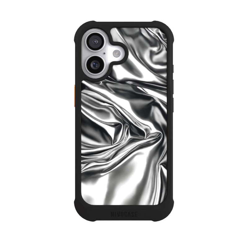 iPhone 17 NIVOmax Shiny Chrome Silver