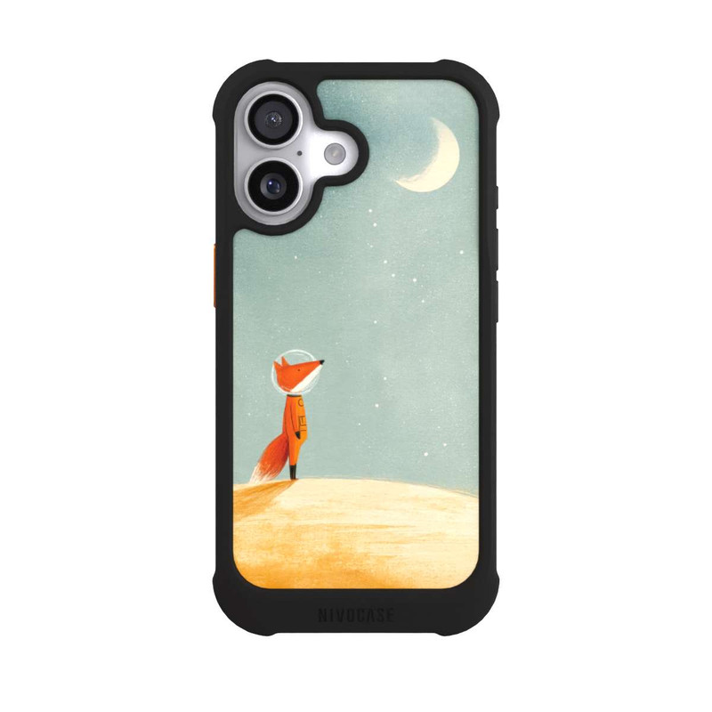 iPhone 17 NIVOmax Fuchs im Mondlicht