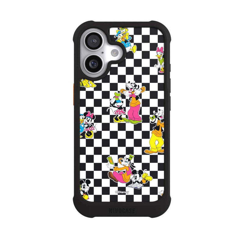 iPhone 17 NIVOmax Donald and Friends Pattern Black and White