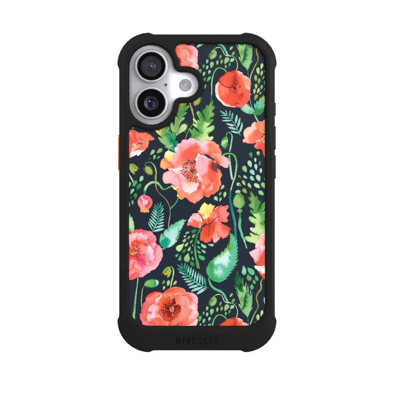 iPhone 17 NIVOmax Poppies Dark Wilderness