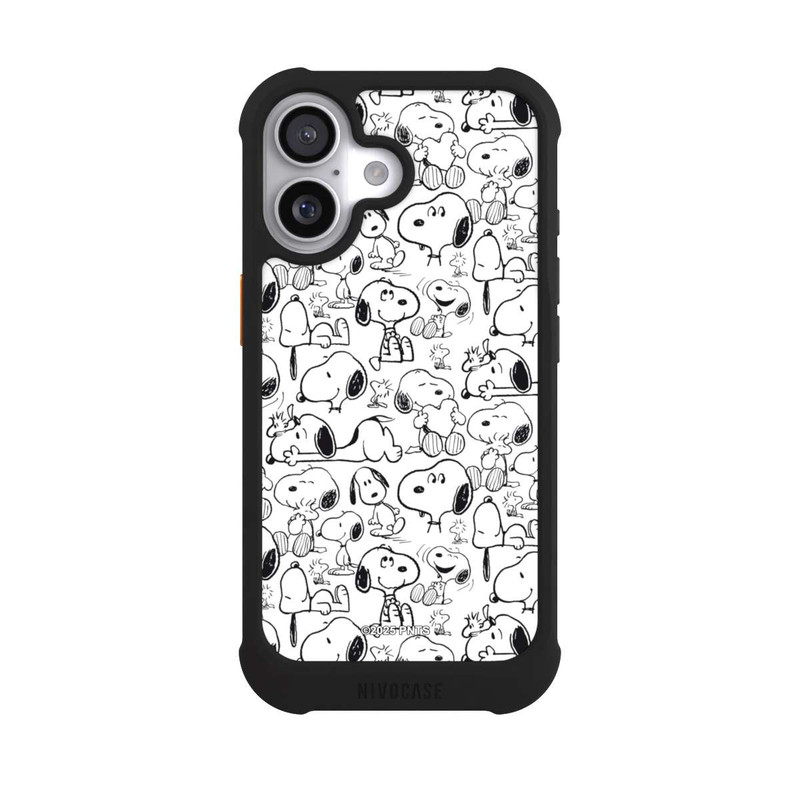 iPhone 17 NIVOmax Classic Snoopy Pattern White