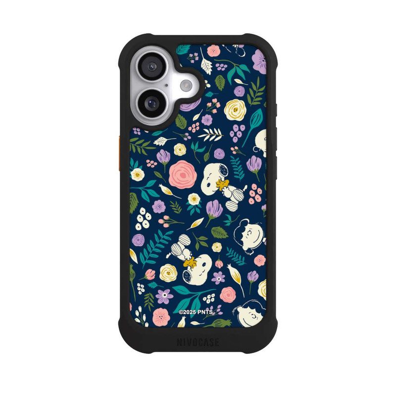 iPhone 17 NIVOmax Peanuts Dark Flower Pattern