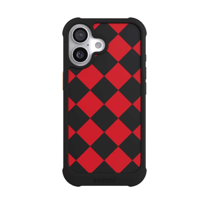 iPhone 17 NIVOmax Raute Bordeaux ohne Hintergrund