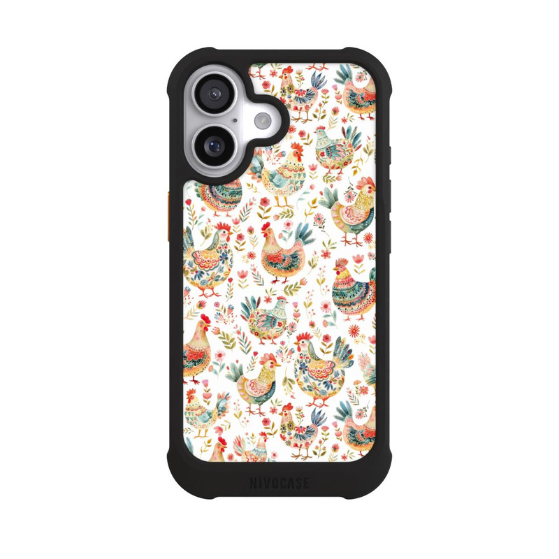 iPhone 17 NIVOmax Colorful Chicken Pattern with AI