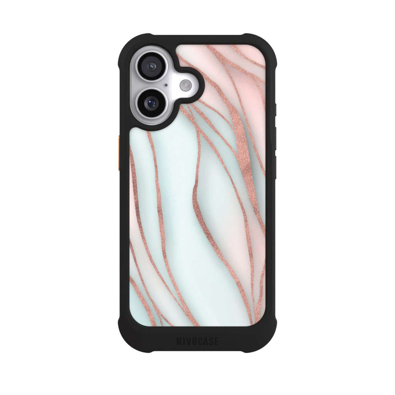 iPhone 17 NIVOmax Soft Waves Gold Rose Gold
