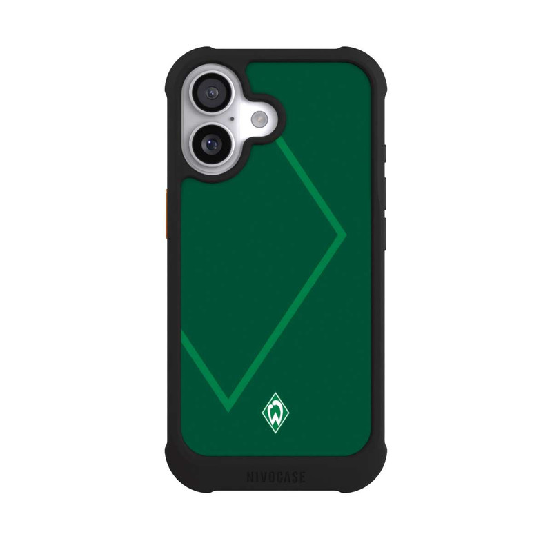 iPhone 17 NIVOmax Werder Green Diamond-shaped element