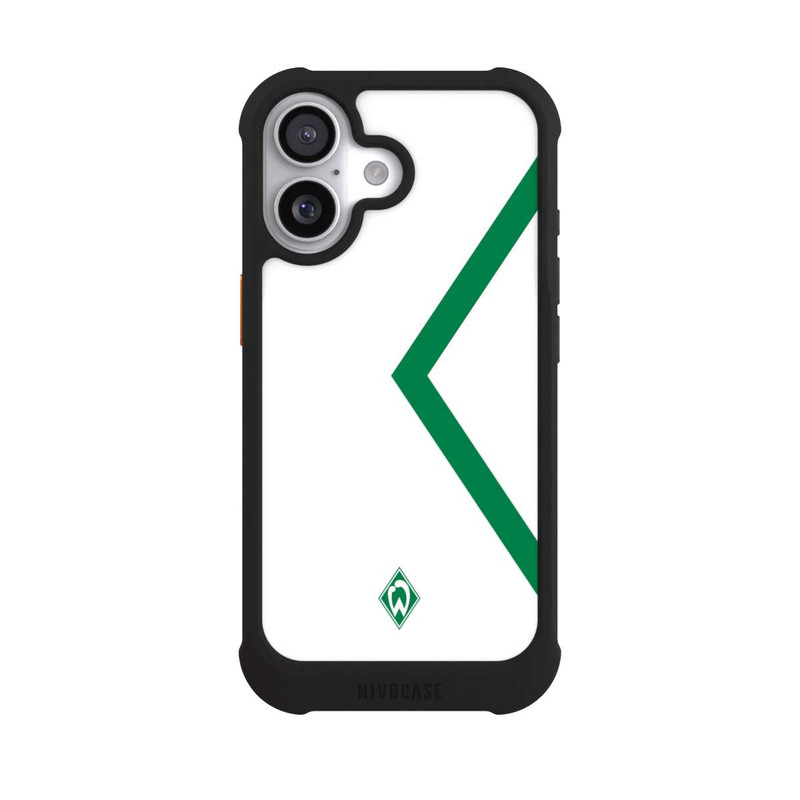 iPhone 17 NIVOmax Werder Bremen diamond-shaped green