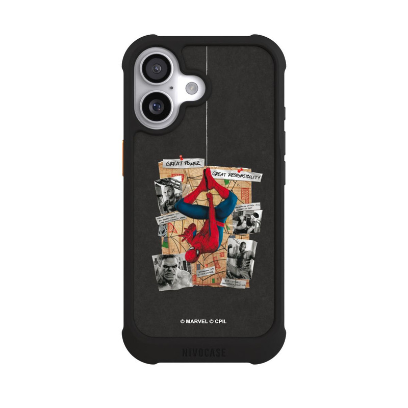 iPhone 17 NIVOmax Spider-Man Investigation Board