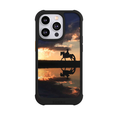 Apple iPhone 14 Pro NIVOmax Ausritt im Sonnenuntergang