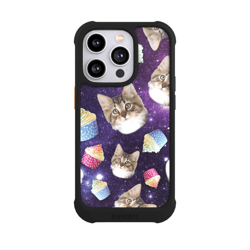 iPhone 14 Pro NIVOmax Crazy Galaxy Space Cats