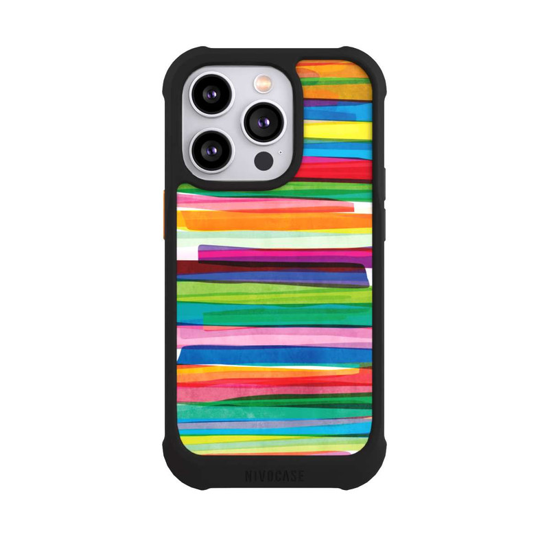 iPhone 14 Pro NIVOmax Bunte Streifen1