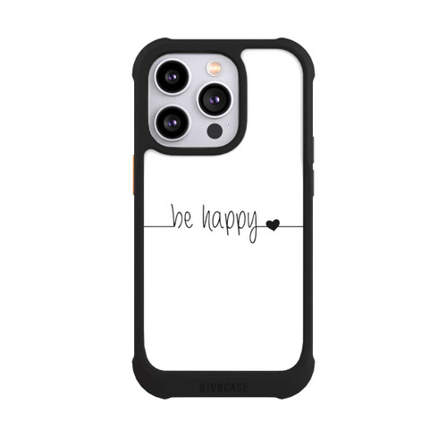 Apple iPhone 14 Pro NIVOmax Be Happy Weisser Hintergrund