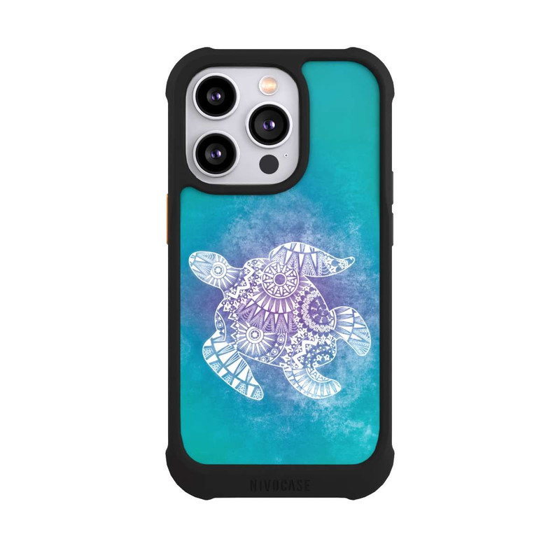 iPhone 14 Pro NIVOmax Mandala Schildkröte