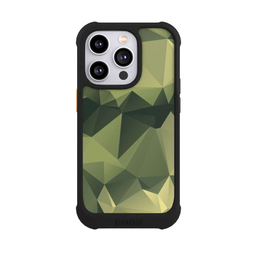Apple iPhone 14 Pro NIVOmax Polygonales Camouflage