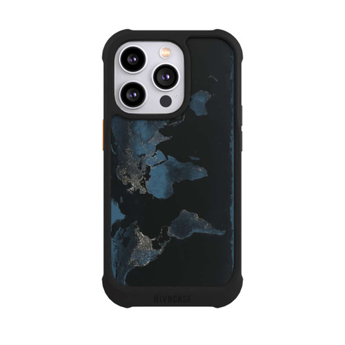 Apple iPhone 14 Pro NIVOmax Carte du Monde Nuit