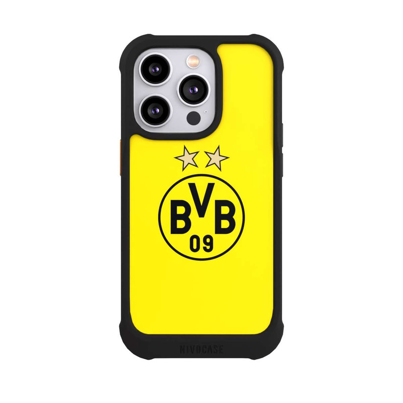iPhone 14 Pro NIVOmax BVB Gelb / Sterne