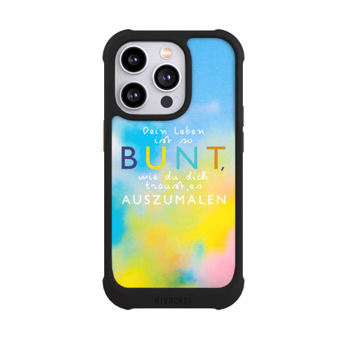 Apple iPhone 14 Pro NIVOmax Das Leben ist Bunt