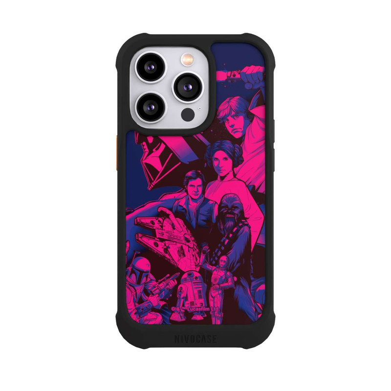 iPhone 14 Pro NIVOmax StarWars Charaktere - Ultraviolet