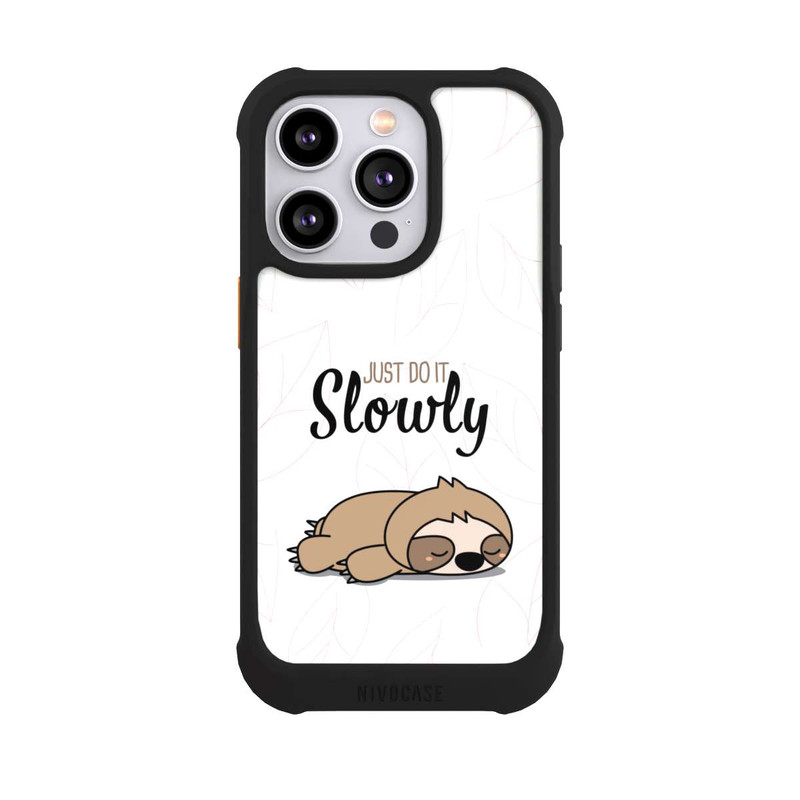 iPhone 14 Pro NIVOmax Just Do It Slowly Sloth