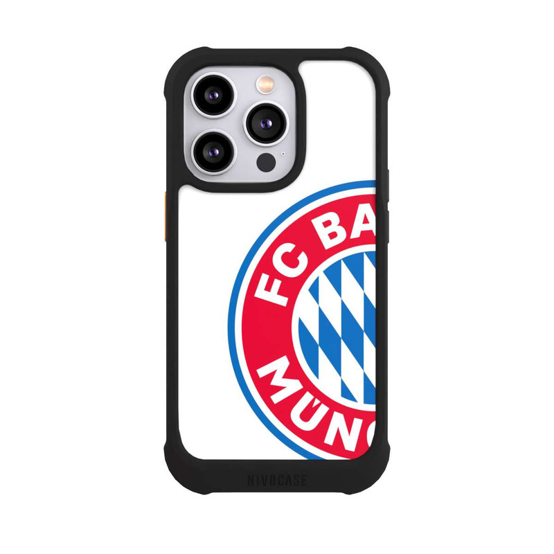 iPhone 14 Pro NIVOmax Big FCB Logo white