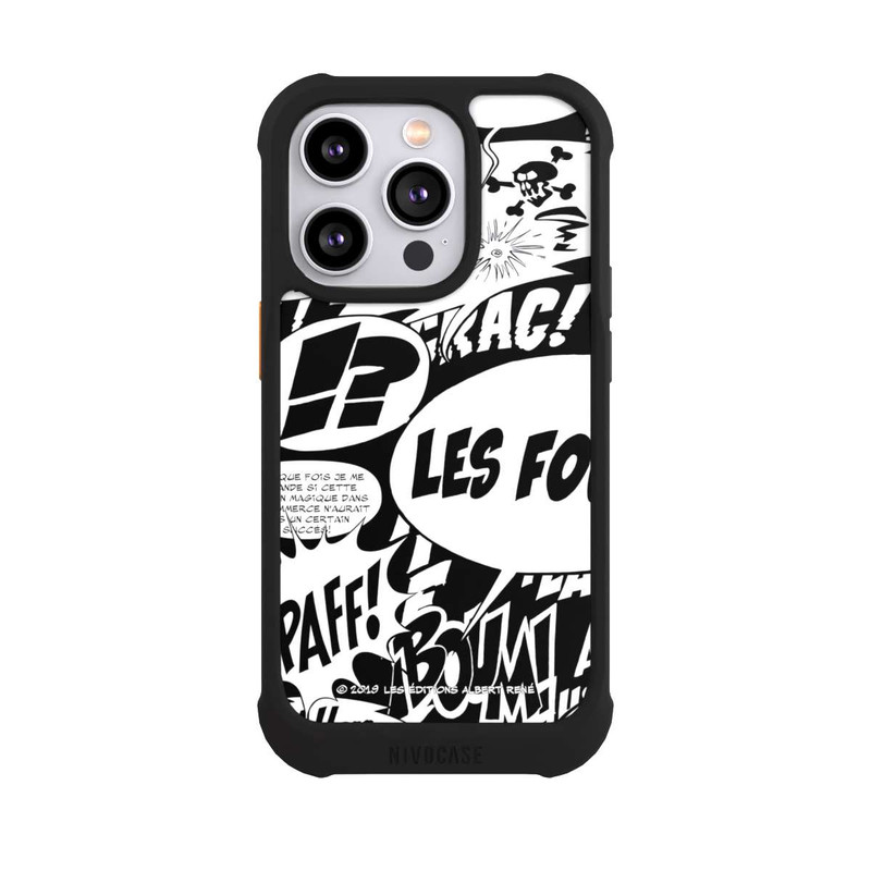 iPhone 14 Pro NIVOmax Bulles BD Astérix Noir