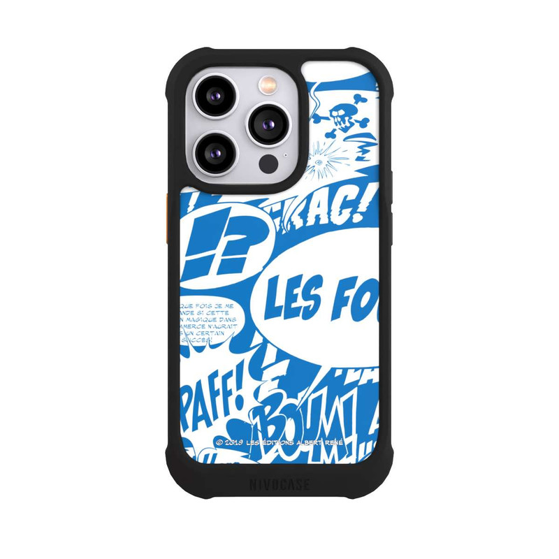 iPhone 14 Pro NIVOmax Bulles BD Astérix Bleu