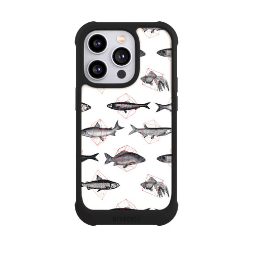Apple iPhone 14 Pro NIVOmax Fische in Geometrie