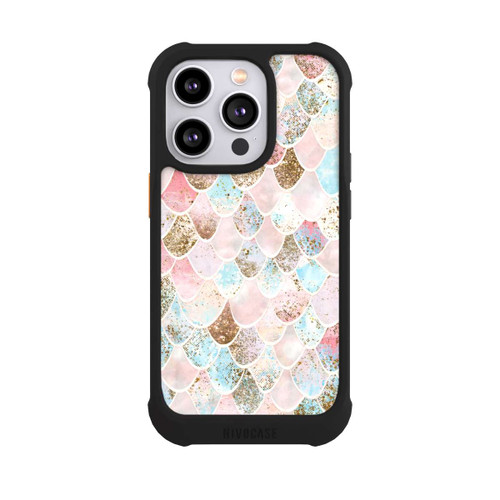 Apple iPhone 14 Pro NIVOmax Glitzer Look Meerjungfrau Muster