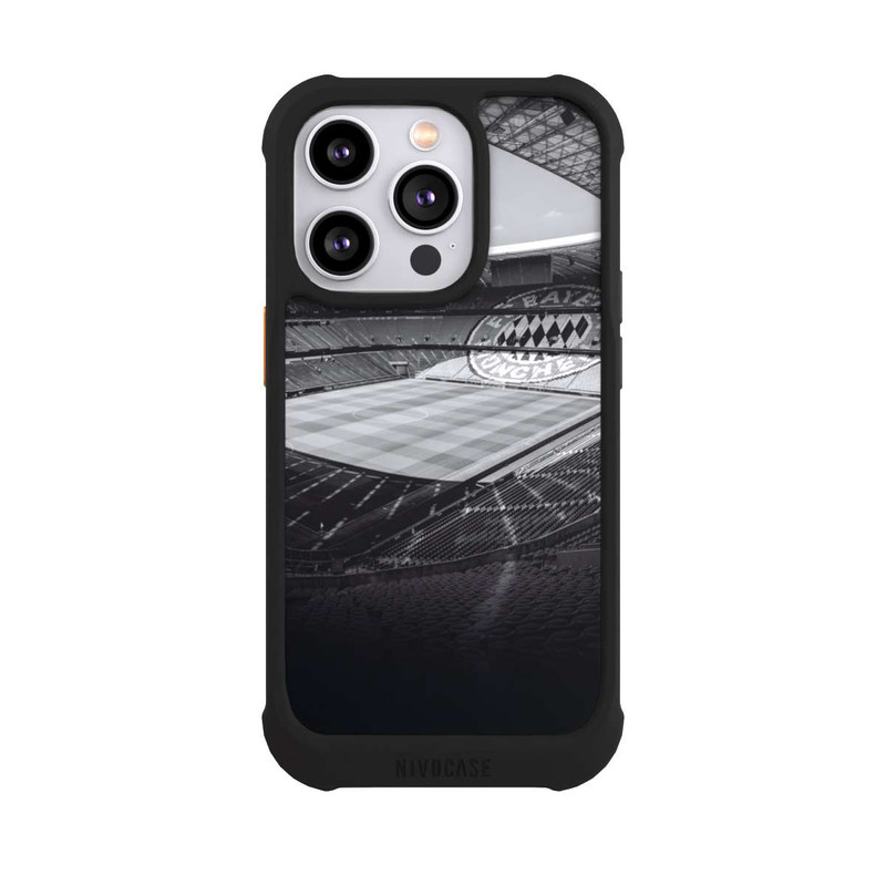 iPhone 14 Pro NIVOmax Stadion FC Bayern - Black White