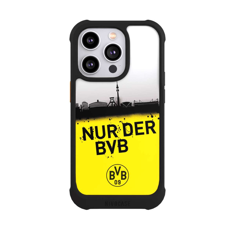iPhone 14 Pro NIVOmax Nur der BVB - Silhouette