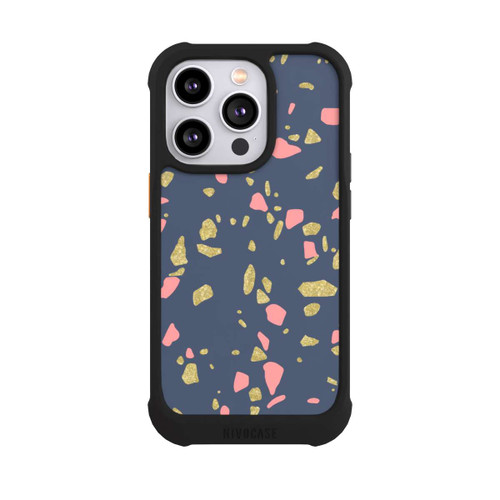 Apple iPhone 14 Pro NIVOmax Terazzo Gold-Optik