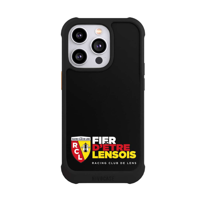 iPhone 14 Pro NIVOmax Logo RCL en bas Noir