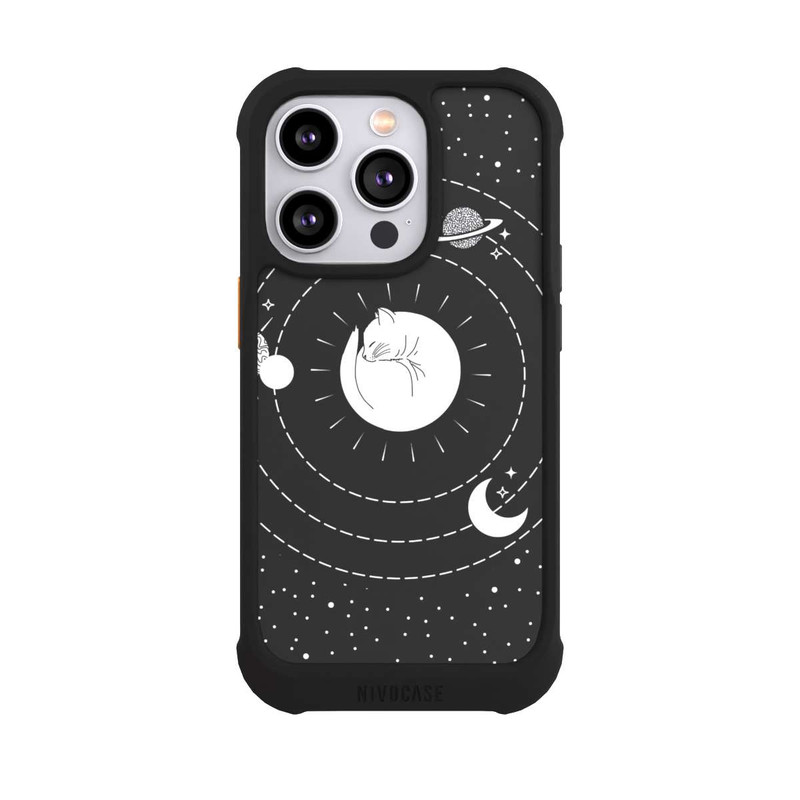 iPhone 14 Pro NIVOmax Katze und Mond