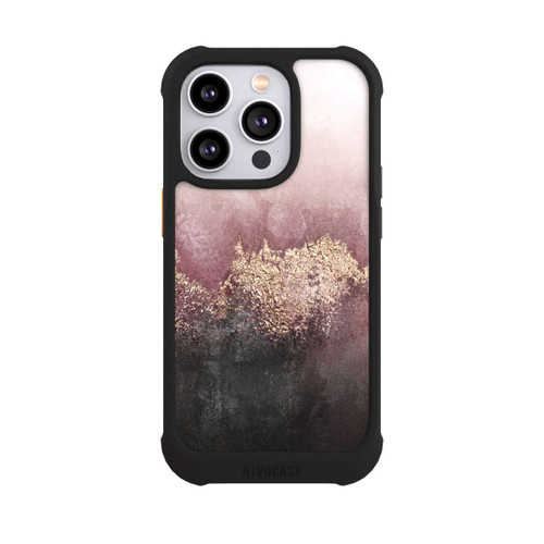Apple iPhone 14 Pro NIVOmax Rosa Himmelsstaub Golddruck