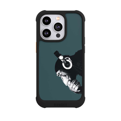 Apple iPhone 14 Pro NIVOmax Denkender Affe Blau