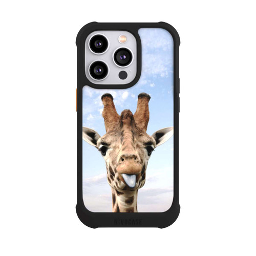 Apple iPhone 14 Pro NIVOmax Giraffe auf der Straße