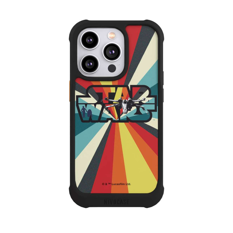 iPhone 14 Pro NIVOmax Retro X-Wing Star Wars Logo