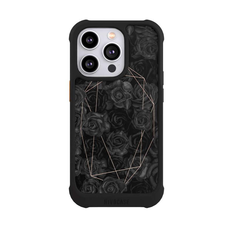 iPhone 14 Pro NIVOmax Schwarze Rosen