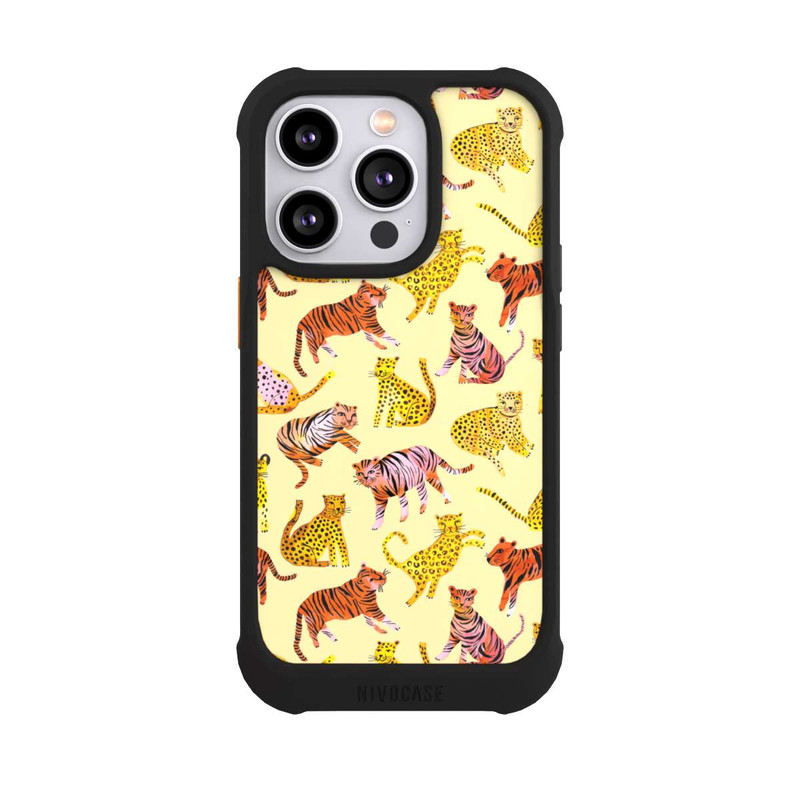 iPhone 14 Pro NIVOmax Tiger und Leoparden Savannah