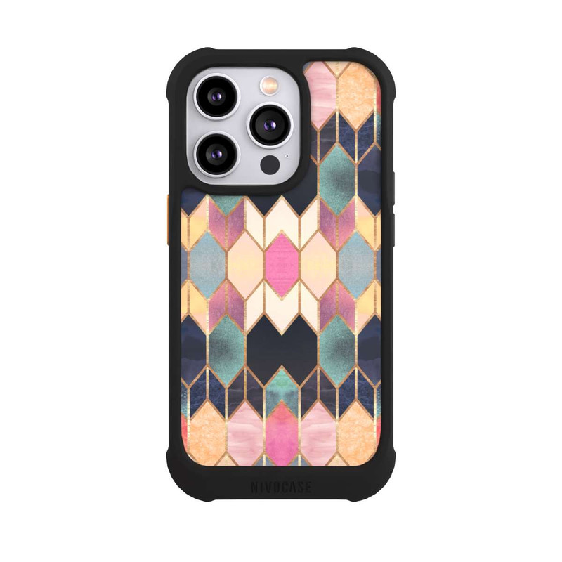 iPhone 14 Pro NIVOmax Bunte Glasscheibe